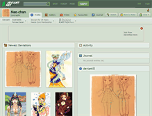 Tablet Screenshot of nae-chan.deviantart.com