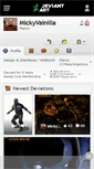 Mobile Screenshot of mickyvainilla.deviantart.com