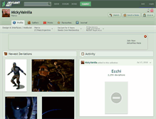 Tablet Screenshot of mickyvainilla.deviantart.com