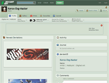 Tablet Screenshot of kerox-dsg-master.deviantart.com