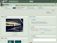 Tablet Screenshot of ex-slym.deviantart.com