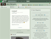 Tablet Screenshot of jade-x-tori-love.deviantart.com