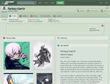 Tablet Screenshot of fantasy-gam3r.deviantart.com