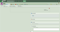 Desktop Screenshot of luna.deviantart.com