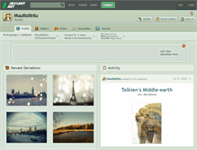 Tablet Screenshot of muuttolintu.deviantart.com