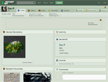 Tablet Screenshot of doc-p.deviantart.com