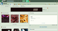 Desktop Screenshot of aliasarts.deviantart.com