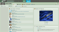 Desktop Screenshot of anime-craft.deviantart.com