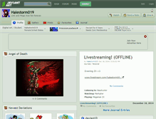 Tablet Screenshot of halestorm019.deviantart.com