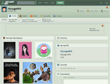 Tablet Screenshot of hyuugamhil.deviantart.com