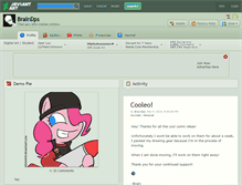 Tablet Screenshot of braindps.deviantart.com