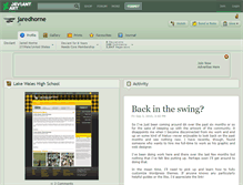 Tablet Screenshot of jaredhorne.deviantart.com