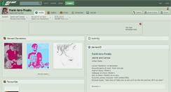 Desktop Screenshot of frank-iero-freaks.deviantart.com
