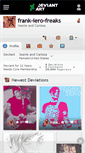 Mobile Screenshot of frank-iero-freaks.deviantart.com