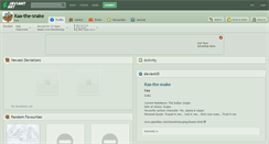 Desktop Screenshot of kaa-the-snake.deviantart.com