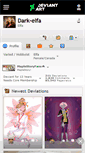 Mobile Screenshot of dark-elfa.deviantart.com