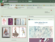 Tablet Screenshot of dark-elfa.deviantart.com