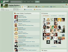 Tablet Screenshot of cosplay-rocks.deviantart.com