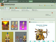 Tablet Screenshot of oldschoolcartoons.deviantart.com