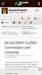 Mobile Screenshot of abuseofreason.deviantart.com
