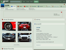Tablet Screenshot of csurge.deviantart.com