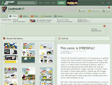 Tablet Screenshot of loudmouth17.deviantart.com