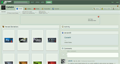 Desktop Screenshot of comet4.deviantart.com