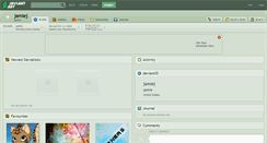 Desktop Screenshot of jamiej.deviantart.com