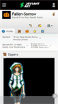 Mobile Screenshot of fallen-sorrow.deviantart.com