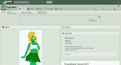 Desktop Screenshot of free-slax5.deviantart.com