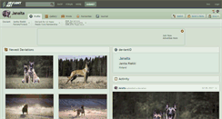 Desktop Screenshot of janaita.deviantart.com