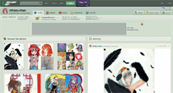 Desktop Screenshot of mirazu-chan.deviantart.com