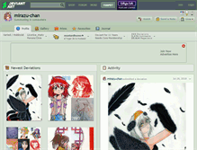 Tablet Screenshot of mirazu-chan.deviantart.com