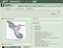 Tablet Screenshot of illuseneve.deviantart.com