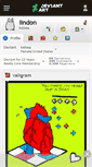 Mobile Screenshot of lindon.deviantart.com