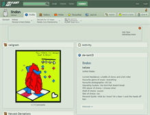 Tablet Screenshot of lindon.deviantart.com