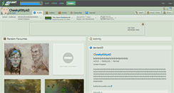 Desktop Screenshot of cheekykittyad.deviantart.com