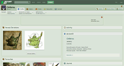 Desktop Screenshot of cinferno.deviantart.com