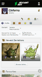 Mobile Screenshot of cinferno.deviantart.com