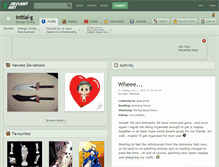 Tablet Screenshot of initial-g.deviantart.com