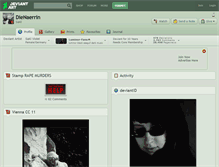 Tablet Screenshot of dienaerrin.deviantart.com
