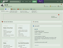 Tablet Screenshot of m--w.deviantart.com