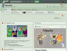 Tablet Screenshot of inejwstine.deviantart.com