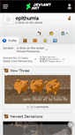 Mobile Screenshot of epithumia.deviantart.com