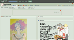Desktop Screenshot of poisonapple.deviantart.com