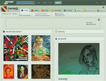Tablet Screenshot of charlesjjj.deviantart.com