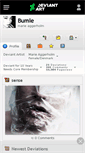 Mobile Screenshot of bumle.deviantart.com