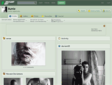 Tablet Screenshot of bumle.deviantart.com