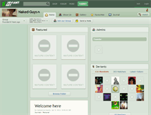 Tablet Screenshot of naked-guys.deviantart.com