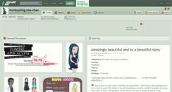 Desktop Screenshot of monkeyking-nee-chan.deviantart.com